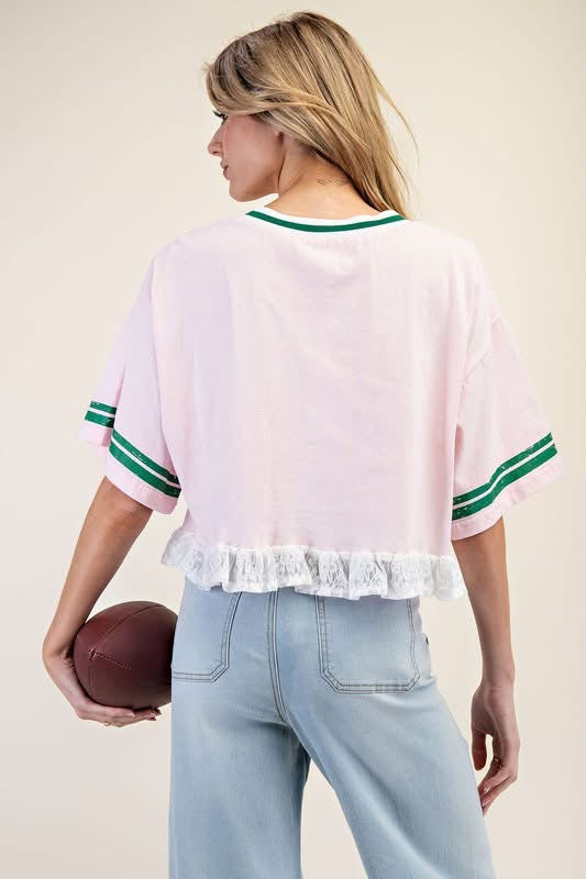 1426 Game Day Pink Shirt