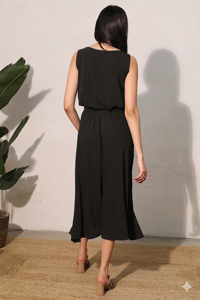 2282 Solid Top & Skirt Set, Do Not Wrinkle