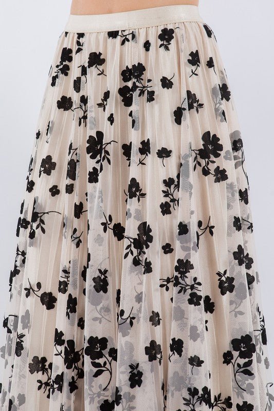 1735 Reversible Tull Skirt