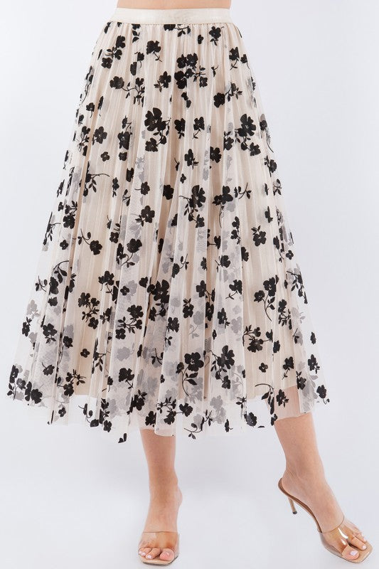 1735 Reversible Tull Skirt