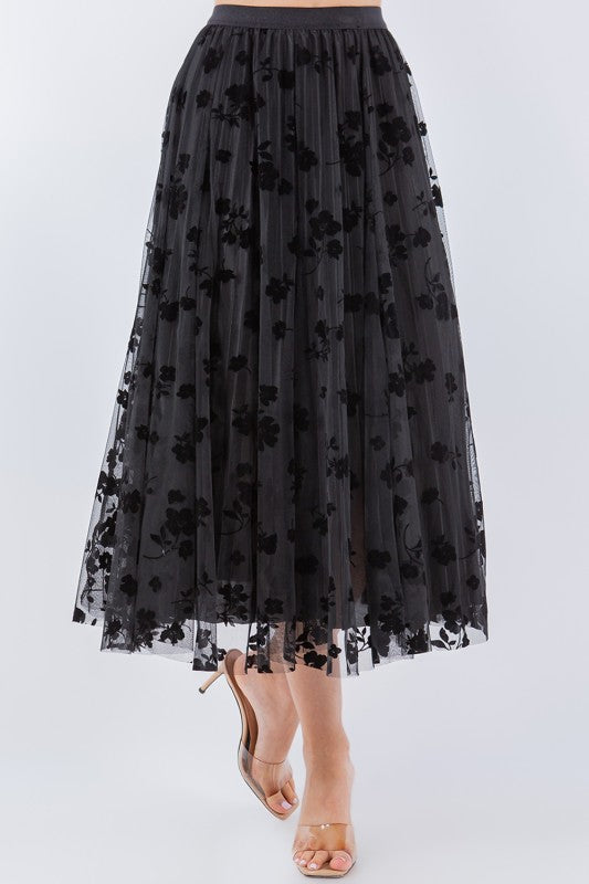 1735 Reversible Tull Skirt