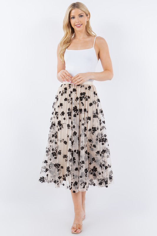 1735 Reversible Tull Skirt