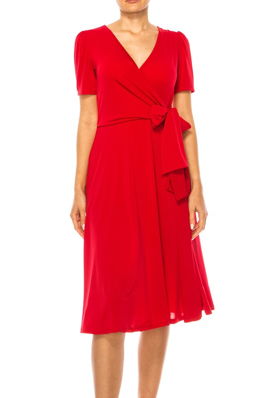 1136 Wrap Around Short Dress