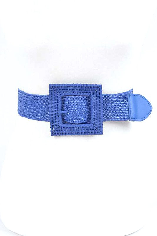 1103 Straw Square Belt