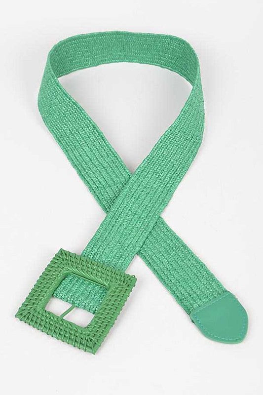 1103 Straw Square Belt