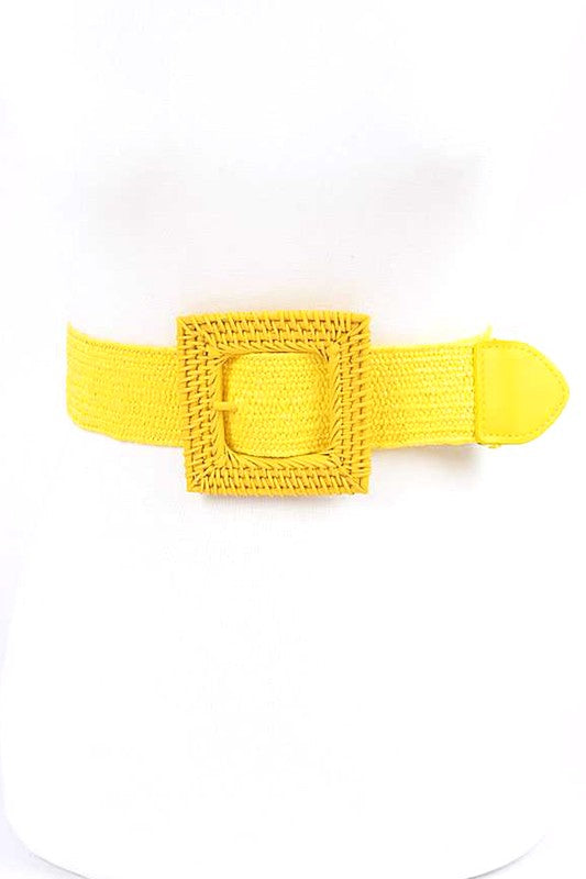 1103 Straw Square Belt