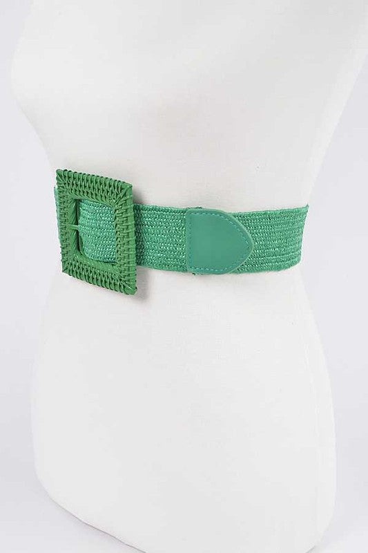 1103 Straw Square Belt