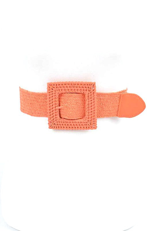 1103 Straw Square Belt