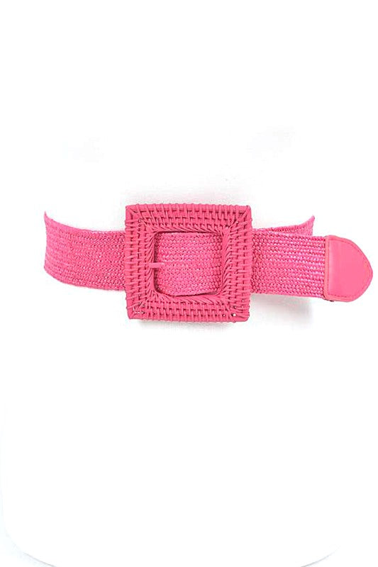 1103 Straw Square Belt