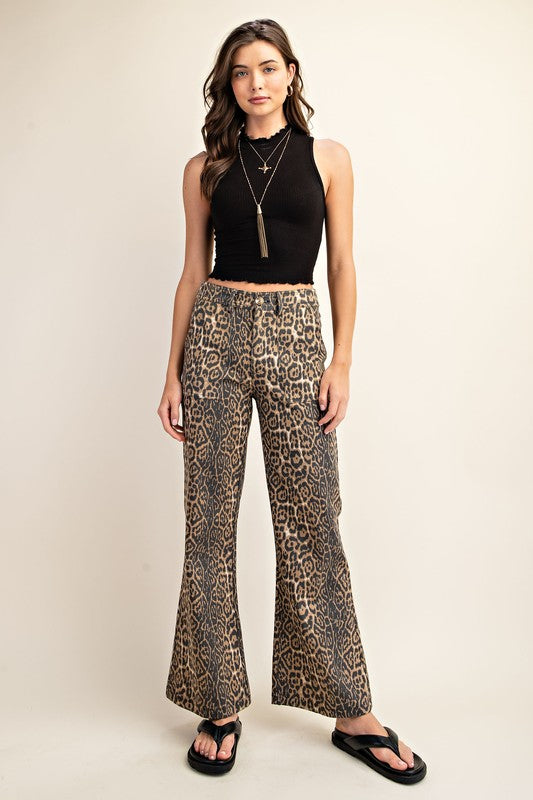 1155 Leopard Print Jeans