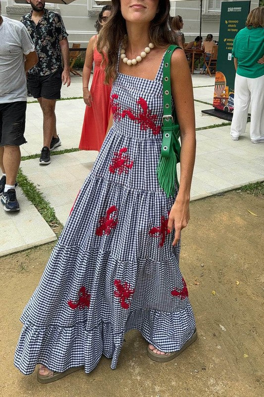 1610 Lobster Maxi Dress