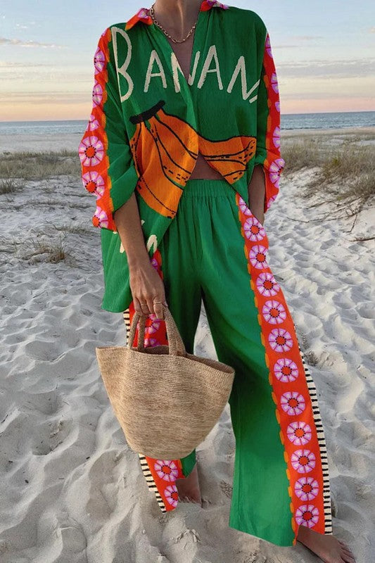 1115 Banana Pant Set