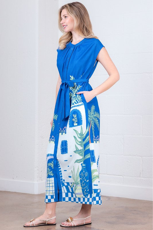 1549 Mikono Palm Maxi Dress