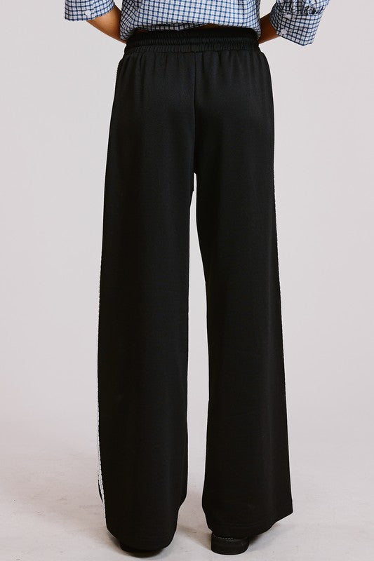 1476 Black Lace Track Pant