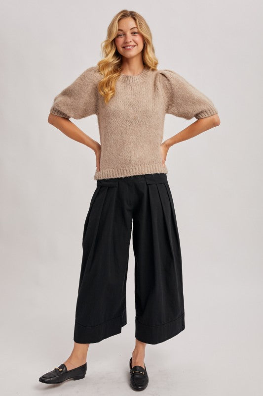 1663 Pleated Culotte Pant
