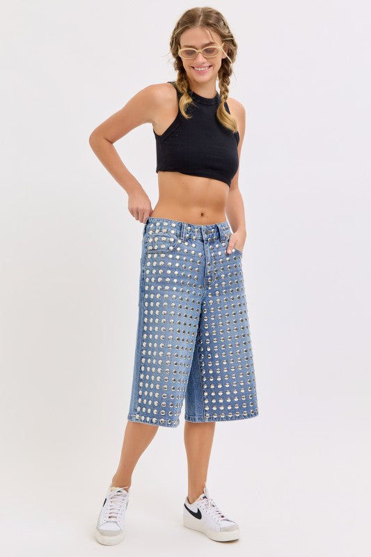 2177 Studded Bermuda