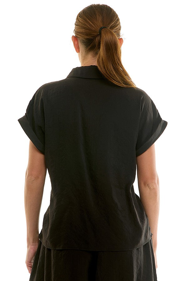 2576 Button Down Knot Top
