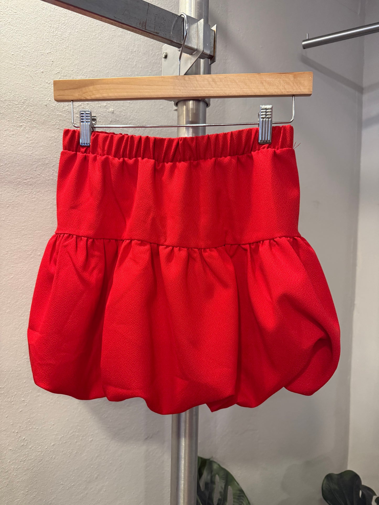1223 Bubble Solid Skort