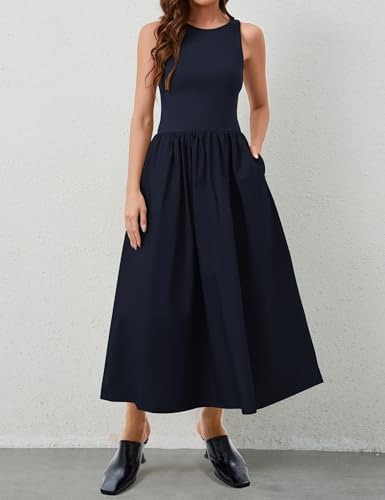 1233 Black Tank Top Maxi Dress