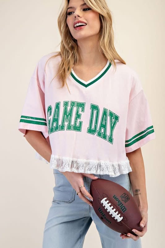 1426 Game Day Pink Shirt