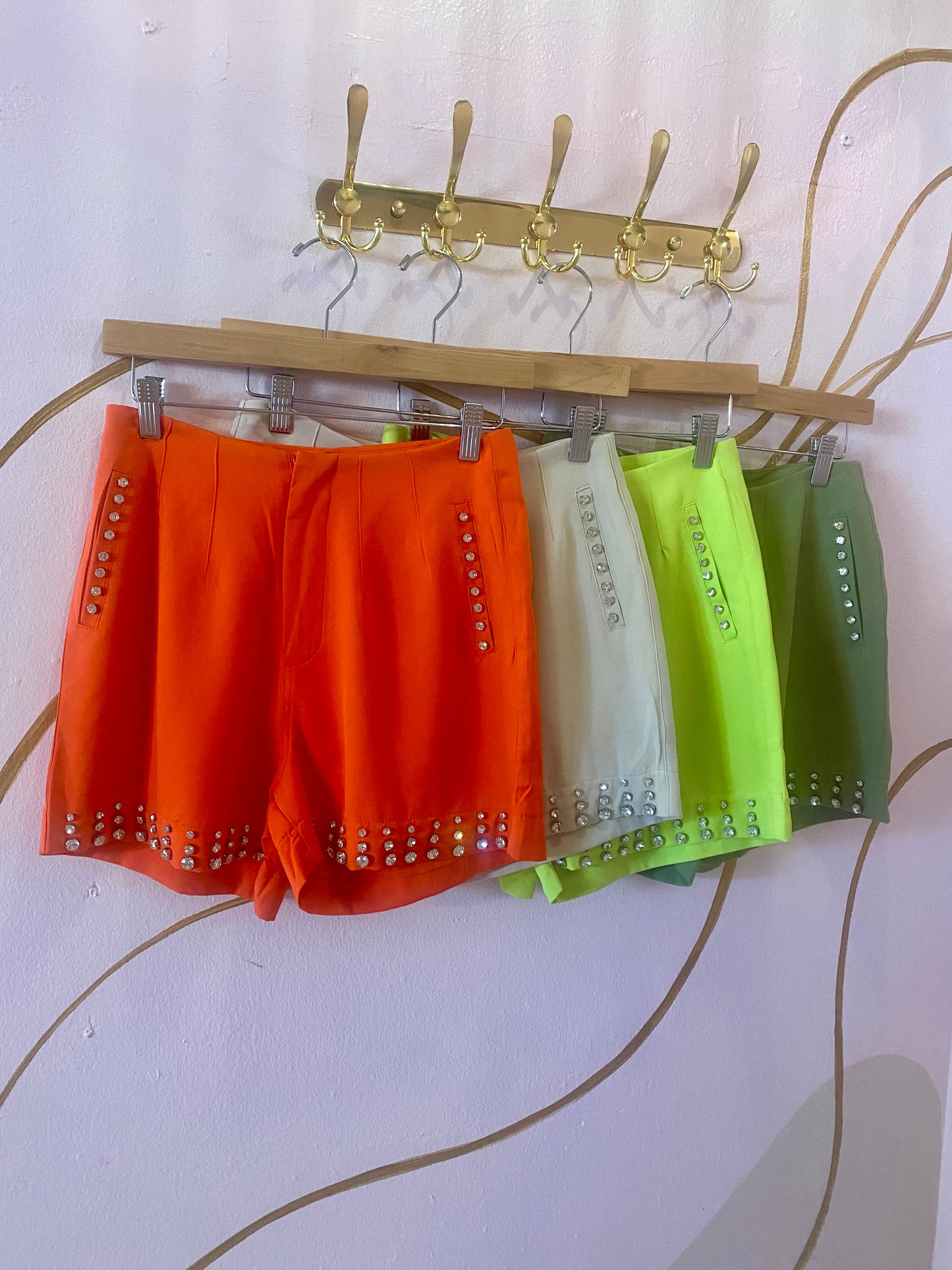 1030 Rhinestones Short