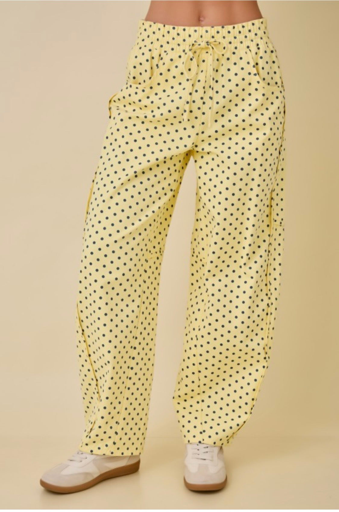2569 Mini Polka Dots Barrel Pant