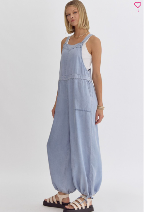 1096 Lite Overall Jogger Jumpsuit