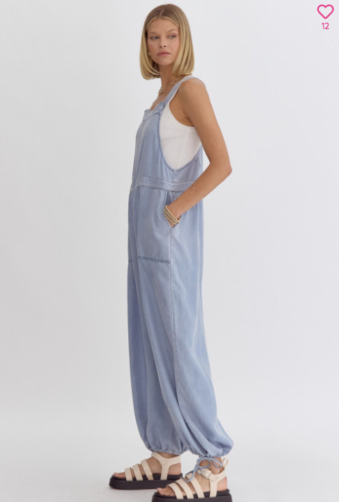 1096 Lite Overall Jogger Jumpsuit