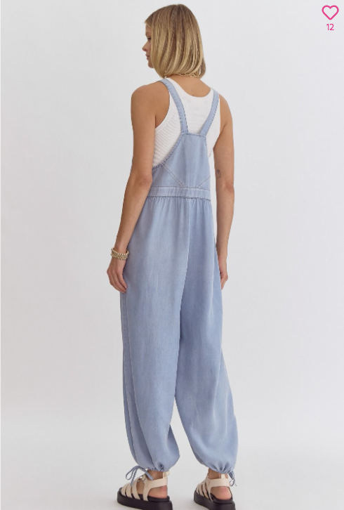 1096 Lite Overall Jogger Jumpsuit