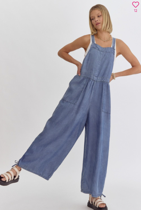 1096 Lite Overall Jogger Jumpsuit