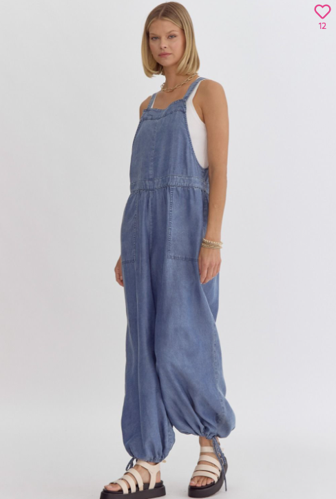 1096 Lite Overall Jogger Jumpsuit