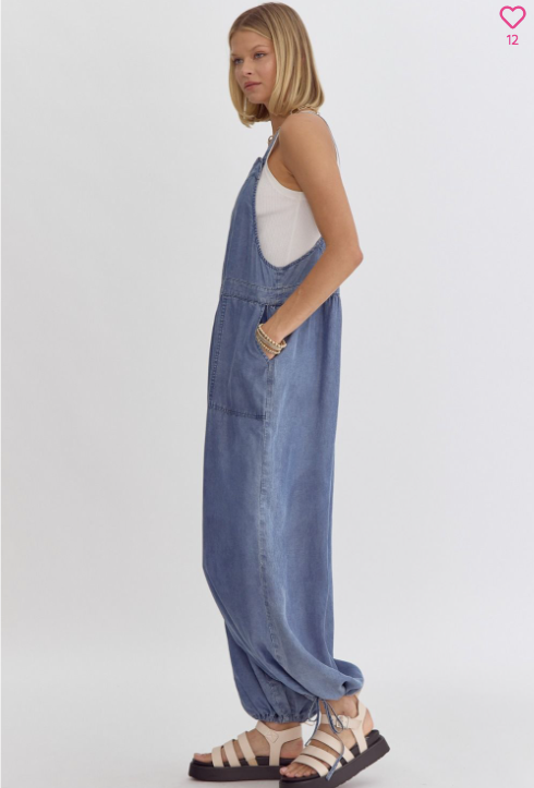 1096 Lite Overall Jogger Jumpsuit