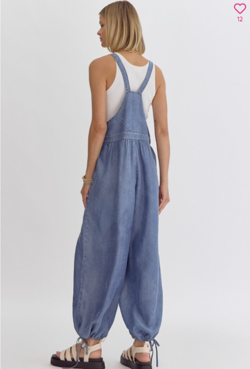 1096 Lite Overall Jogger Jumpsuit