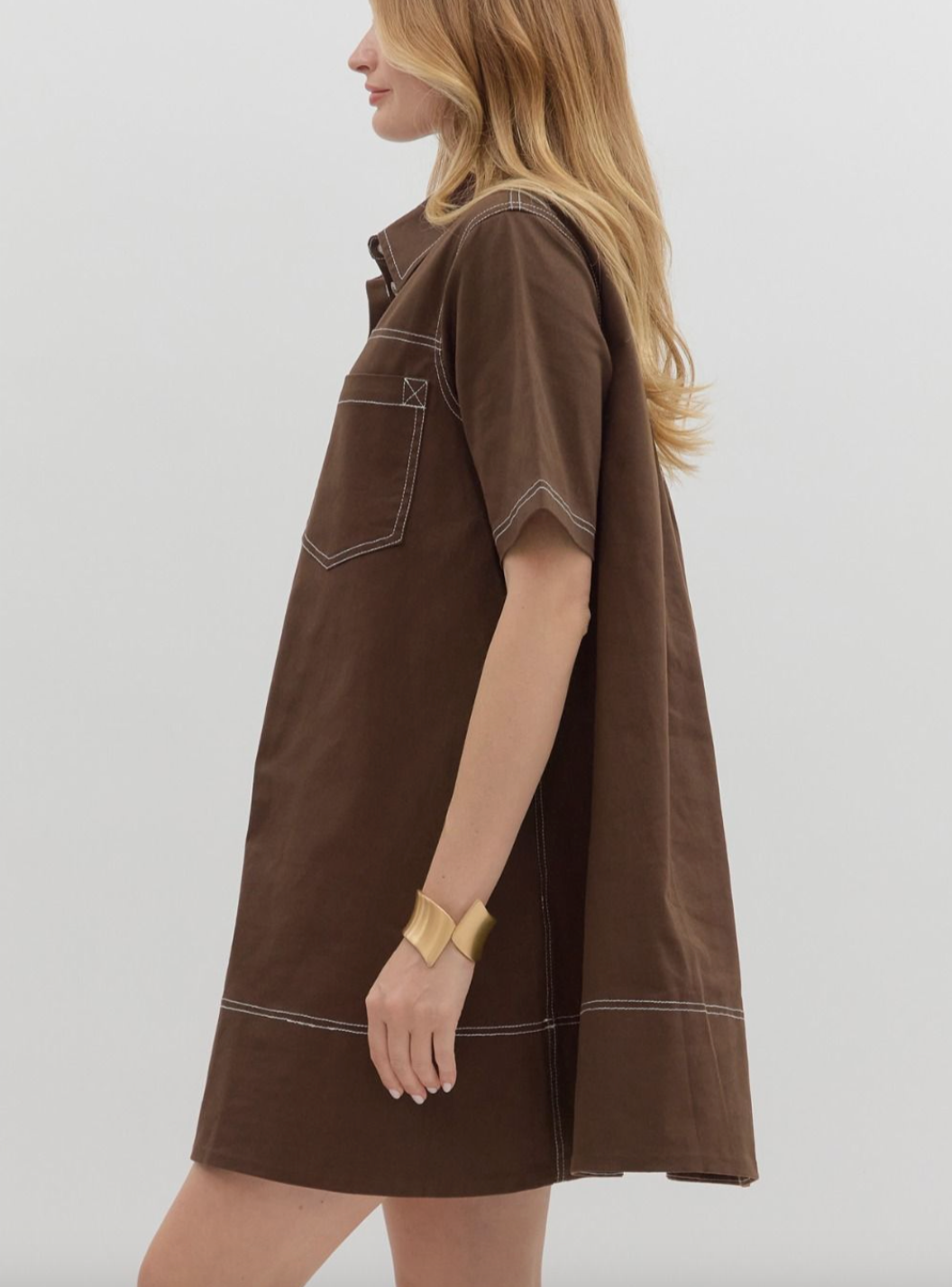 1684 Solid Stitch Dress