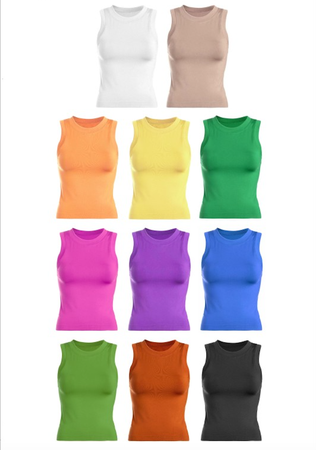 1001 Basic Long Top One Size