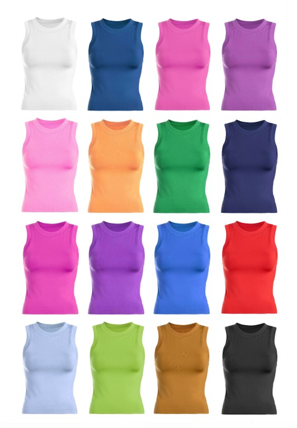 1001 Basic Long Top One Size