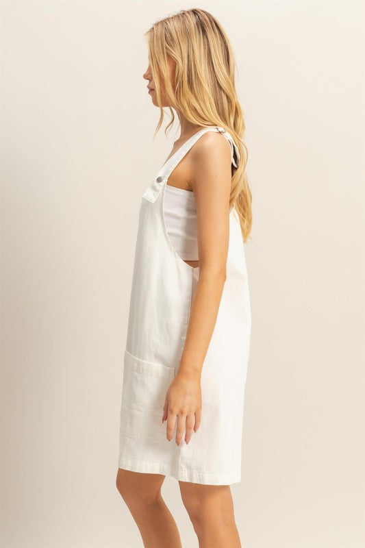 1572 Overall Pockets Dress