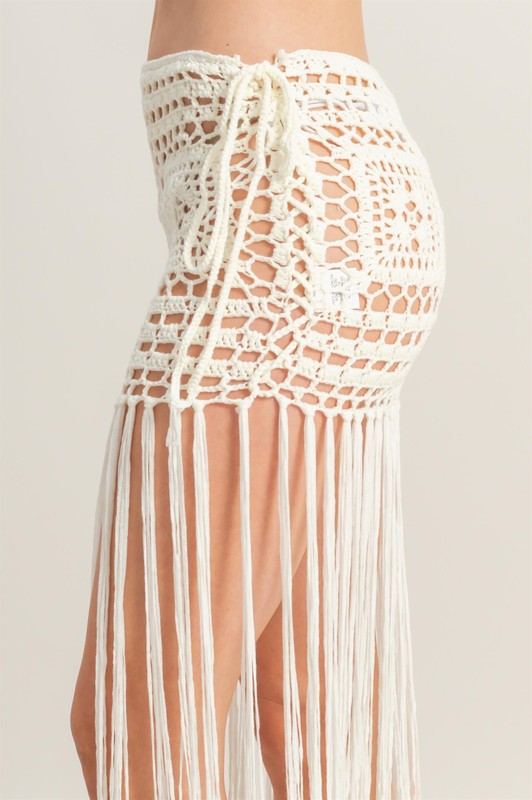 1401 Fringes Skirt Cover Up
