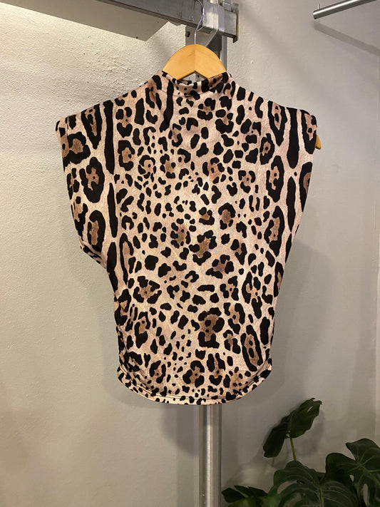 Italian Onesize Animal Print Spandex Top