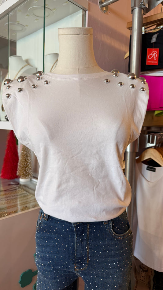 1884 Studded Muscle Tee