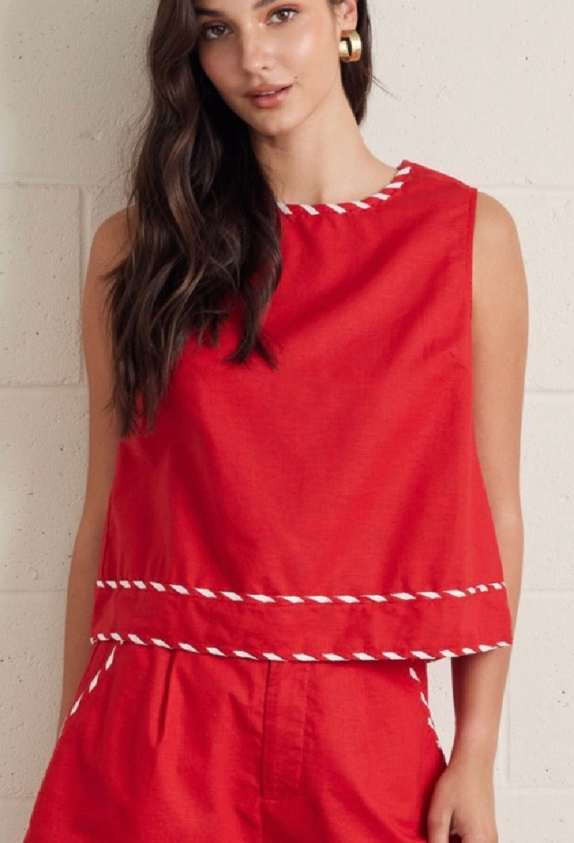 25071 Trim Red Top