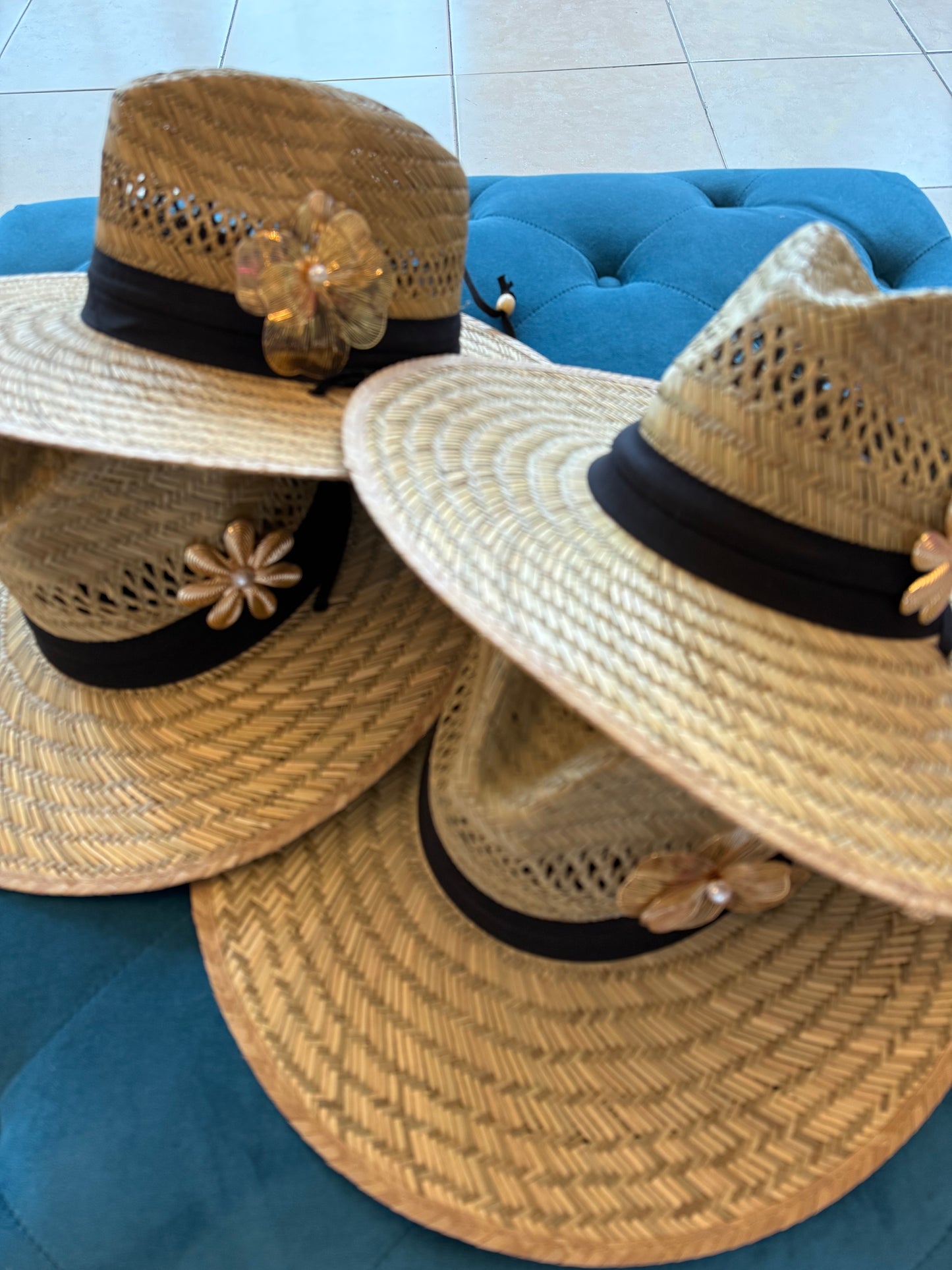 2520 Flower Straw Hat