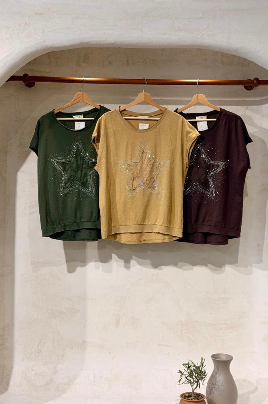 2604 Made In Italy Star T-Shirt