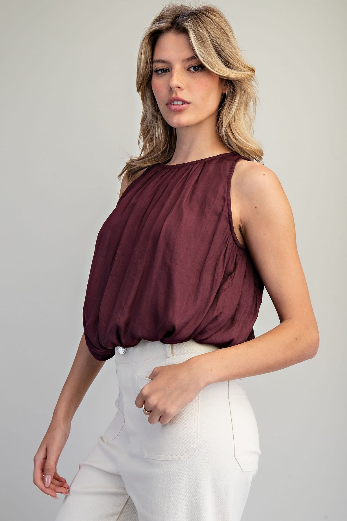 2727 Burgundy Top