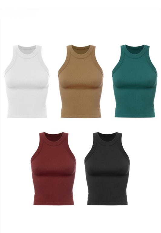 1350 Ribbed Basic Tank Top