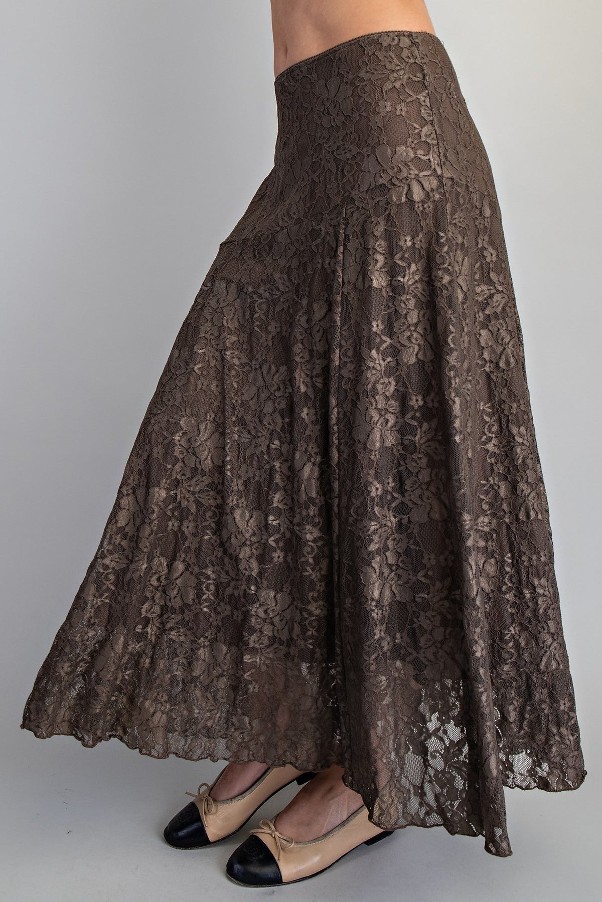 2768 Lace Maxi Skirt