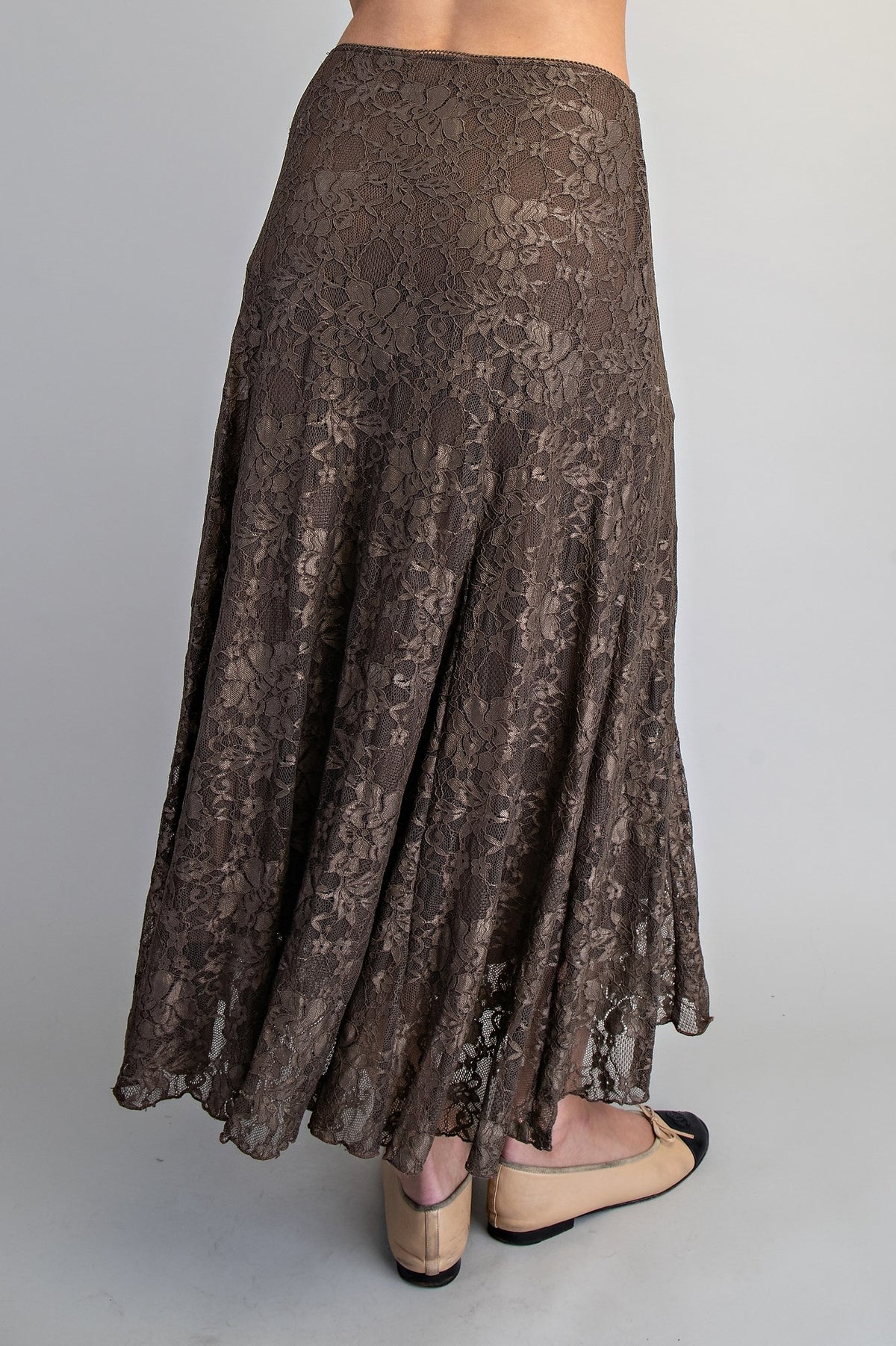 2768 Lace Maxi Skirt