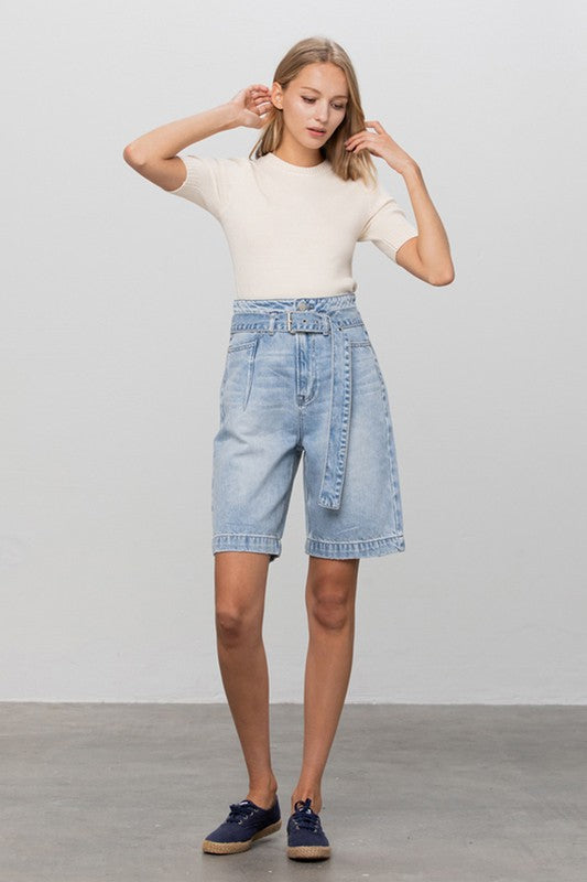 1726 Belted Bermuda Pant