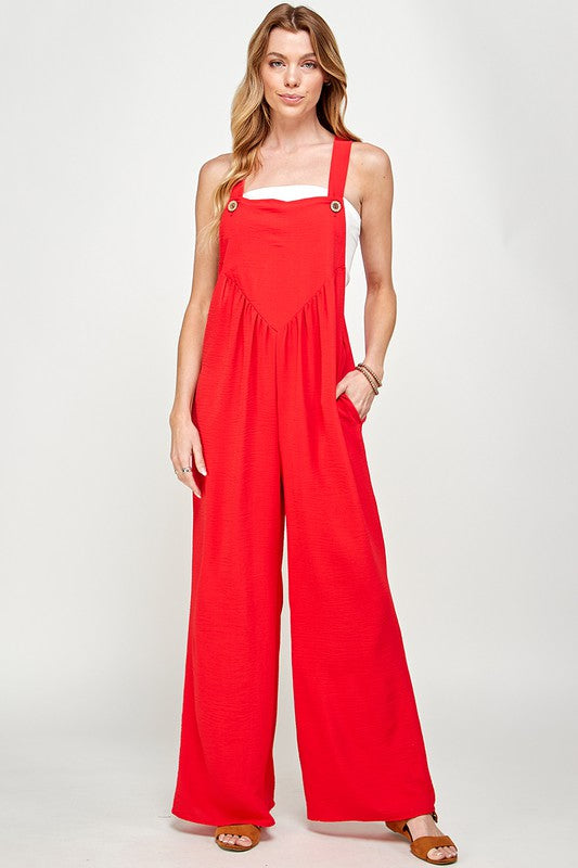 Long Fresh Overall Jumpsuit