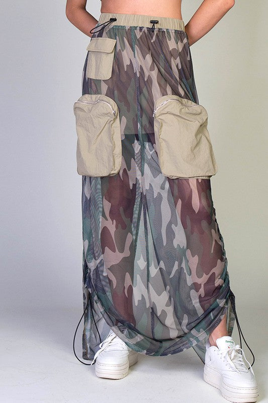 1703 Cargo Pockets Skirt